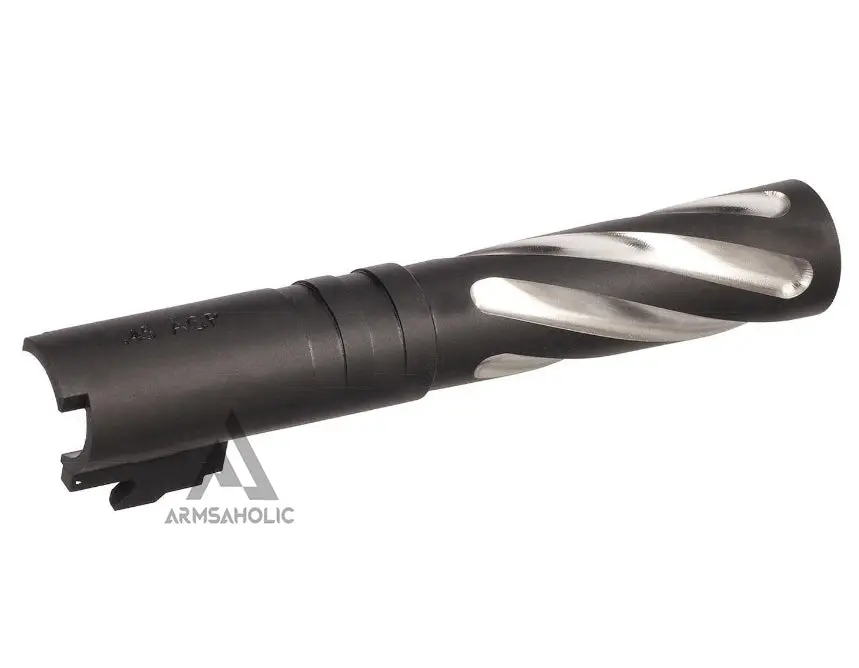 5Ku Tornado 4.3 Inch Stainless Outer Barrel For Hi-Capa (M11 Cw) Black #Gb-486-Bk 1