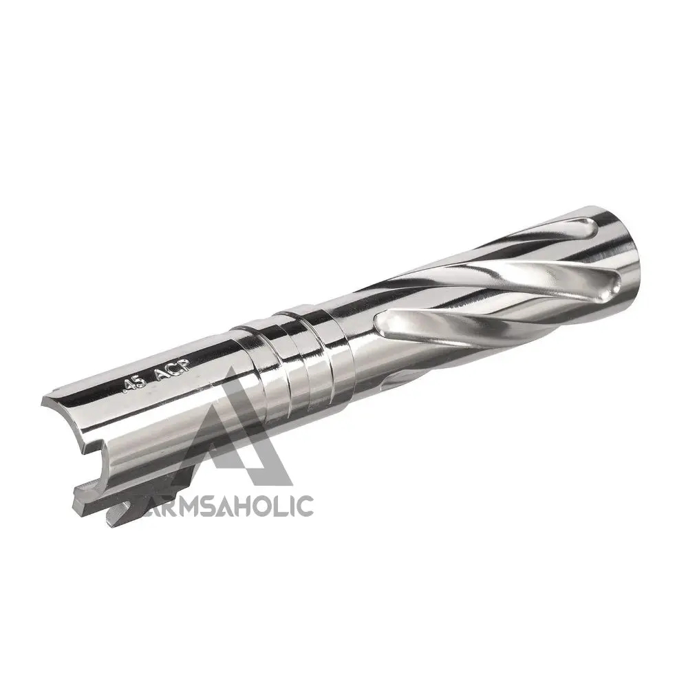 5Ku Tornado 4.3 Inch Stainless Outer Barrel For Hi-Capa (M11 Cw) Silver #Gb-486 1