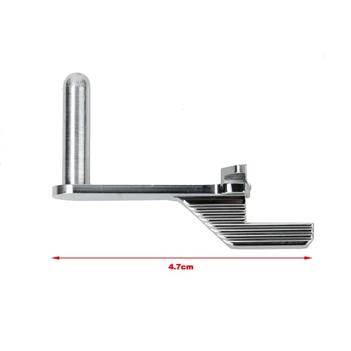 5Ku Stainless Steel Extended Slide Stop (Type 2) For Tokyo Marui Hi-Capa Gbb (Silver) #Gb-503-Sv 1