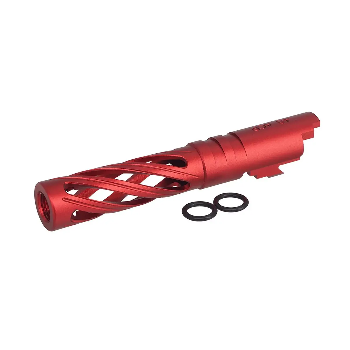 5Ku 4.3 Inch Aluminum Hollow Outer Barrel For Marui Hi-Capa-Red #5Ku-Gb-558-Rd 1