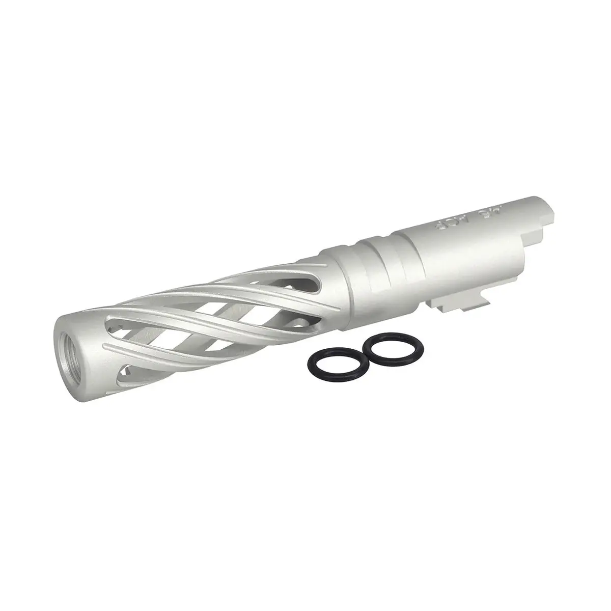5Ku 4.3 Inch Aluminum Hollow Outer Barrel For Marui Hi-Capa-Silver #5Ku-Gb-558-Sv 1