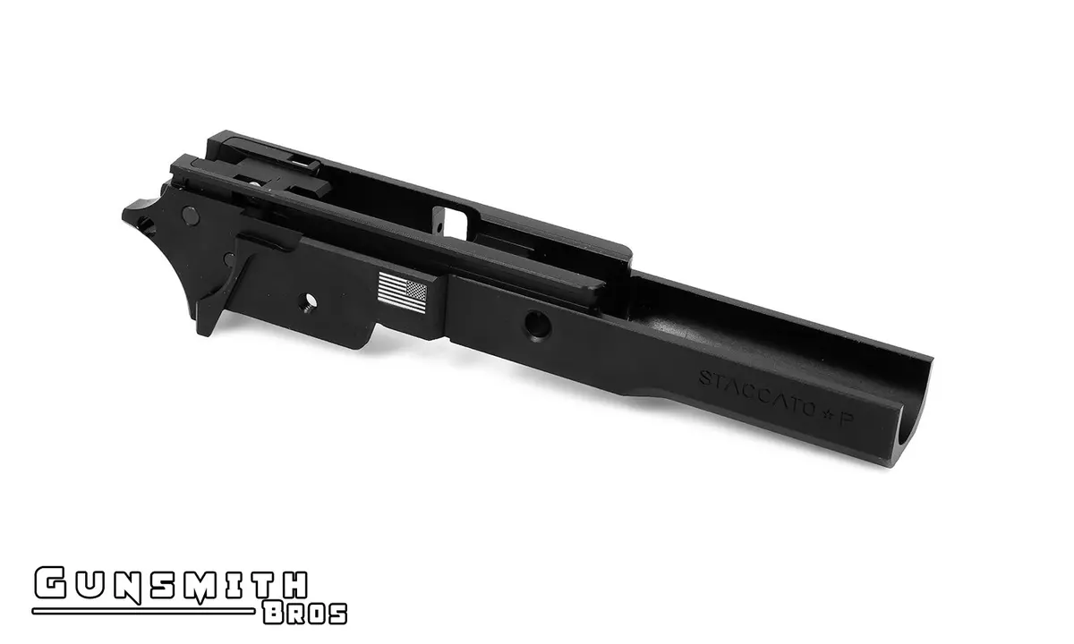 Gunsmith Bros Staccato 3.9 Aluminum Frame For Hi-Capa - Black #Gb-F-Stac39-Bk 1