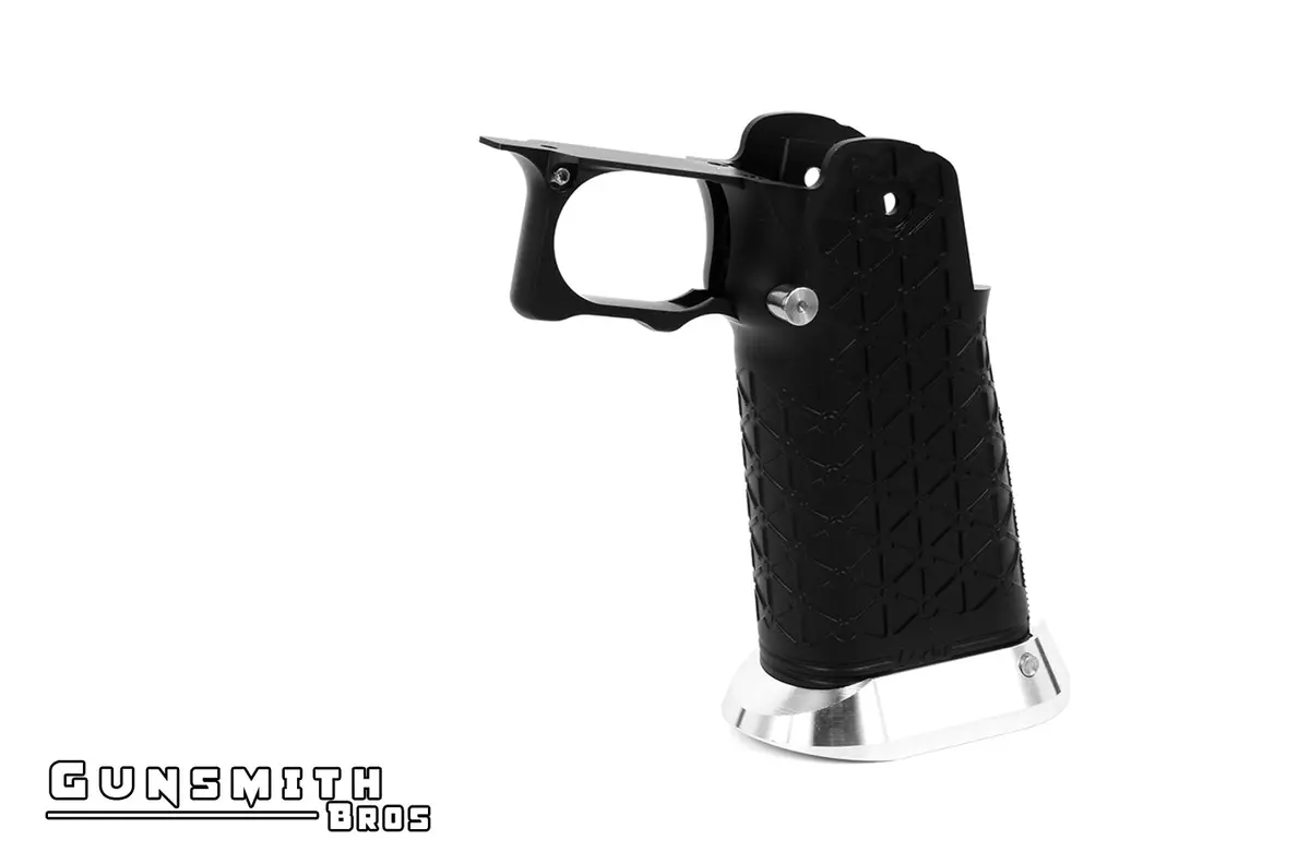 Gunsmith Bros Aluminum Grip For Hi-Capa Type 01 (Limcat) - Black #Gb-G-01-Bk 1