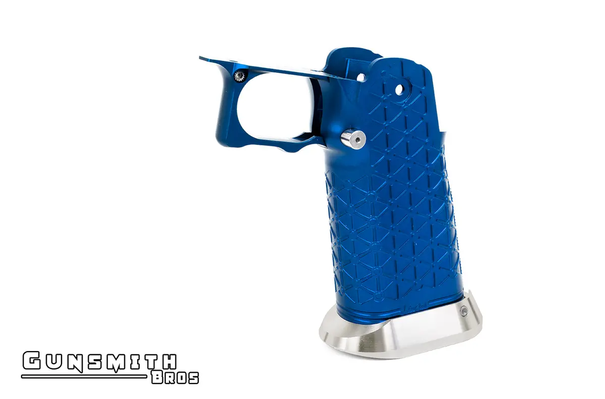 Gunsmith Bros Aluminum Grip For Hi-Capa Type 01 (Limcat) - Blue #Gb-G-01-Bl 1