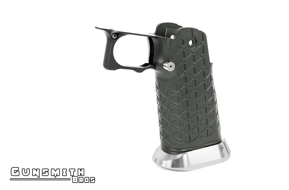 Gunsmith Bros Aluminum Grip For Hi-Capa Type 01 (Limcat) - Gary #Gb-G-01-Gy 1