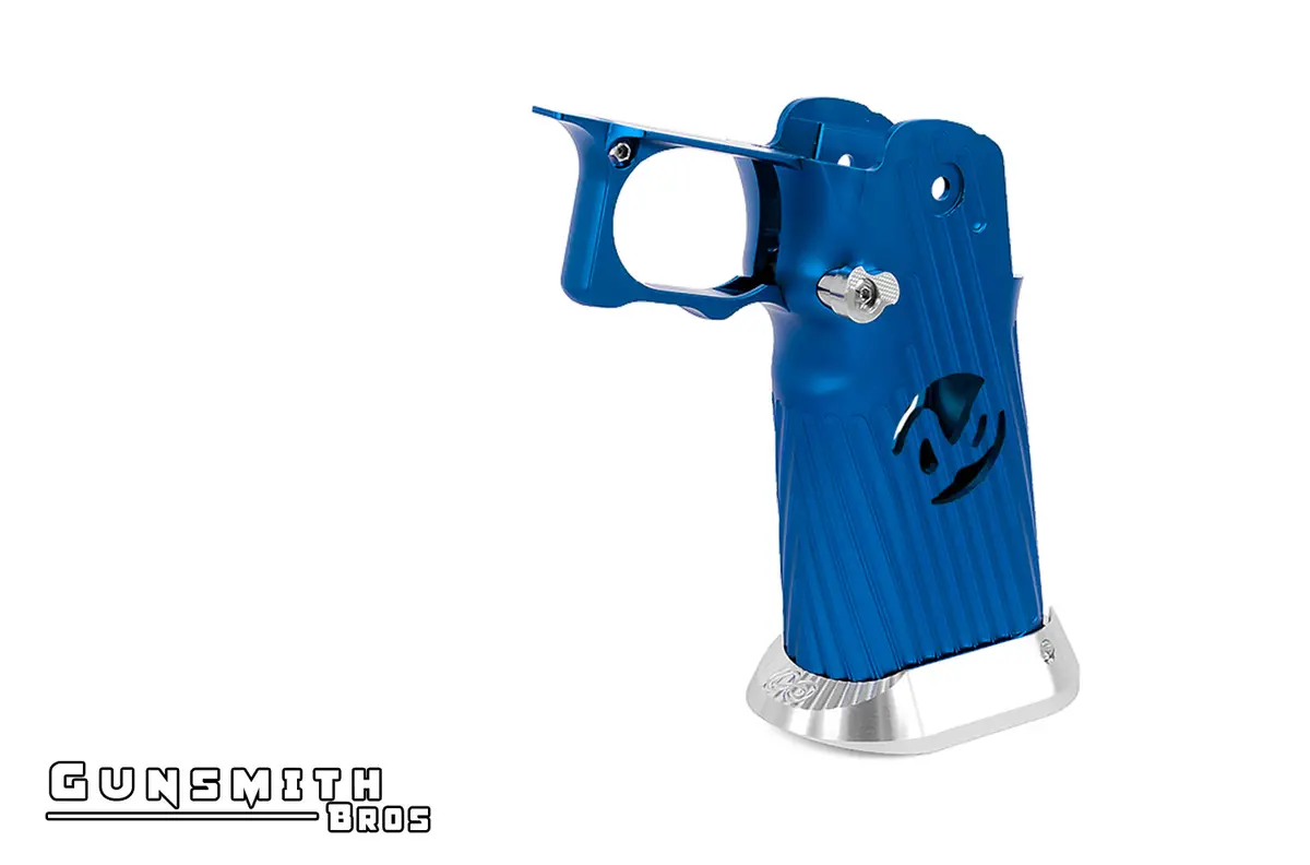Gunsmith Bros Aluminum Grip For Hi-Capa Type 03 (Infinity) - Blue #Gb-G-03-Bl 1