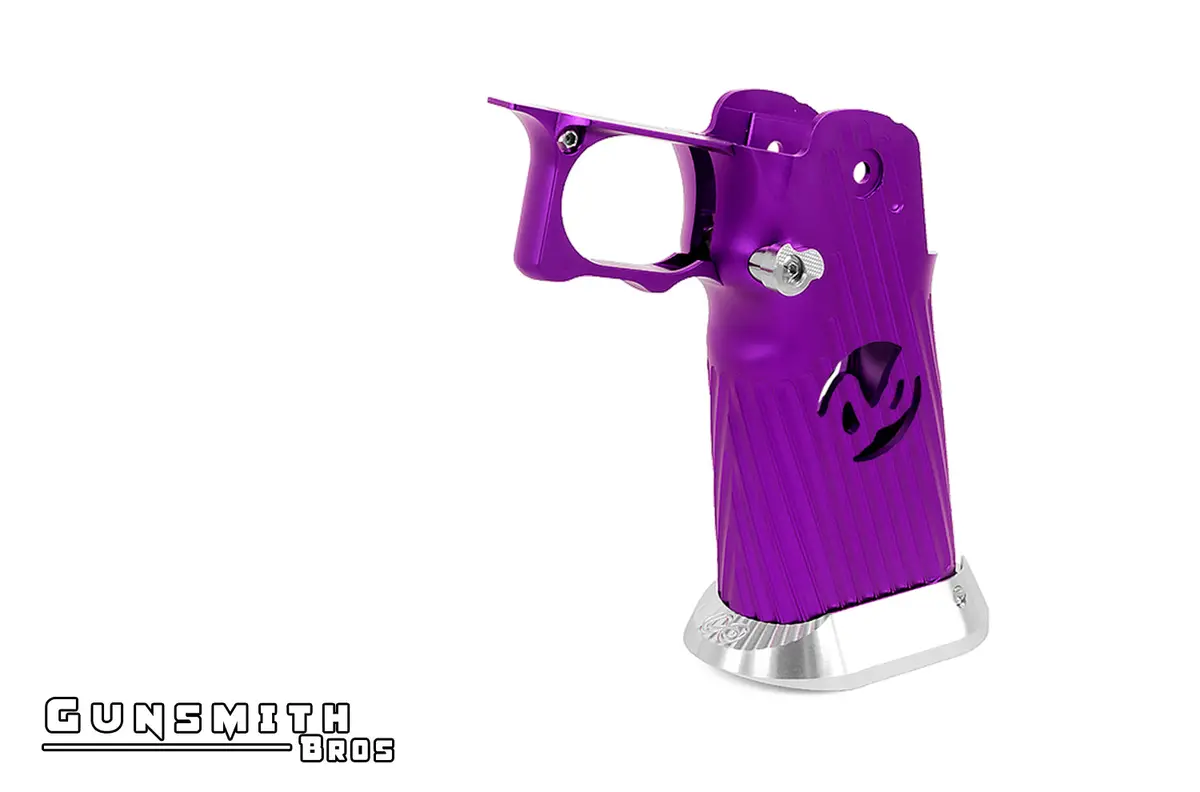 Gunsmith Bros Aluminum Grip For Hi-Capa Type 03 (Infinity) - Purple #Gb-G-03-Pu 1