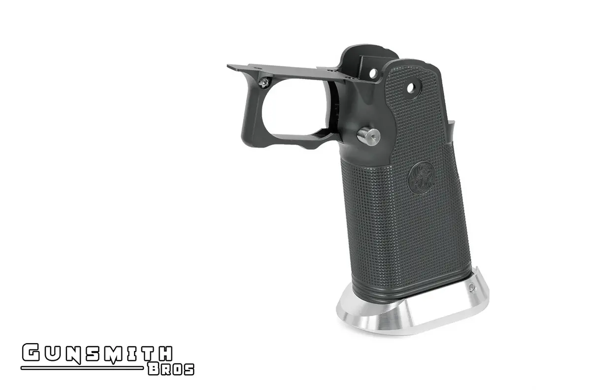 Gunsmith Bros Aluminum Grip For Hi-Capa Type 04 (Limcat) - Grey #Gb-G-04-Gy 1