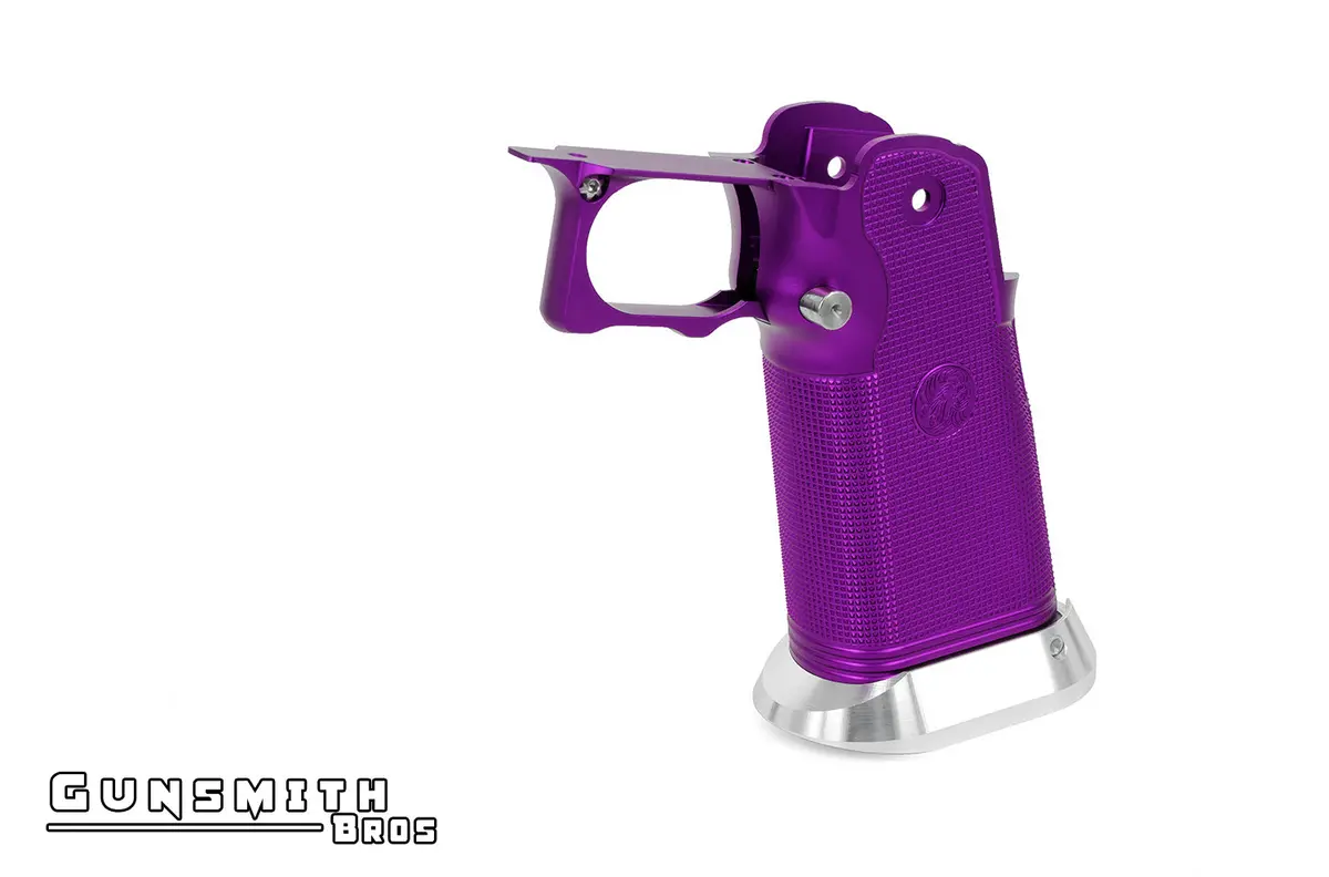 Gunsmith Bros Aluminum Grip For Hi-Capa Type 04 (Limcat) - Purple #Gb-G-04-Pu 1
