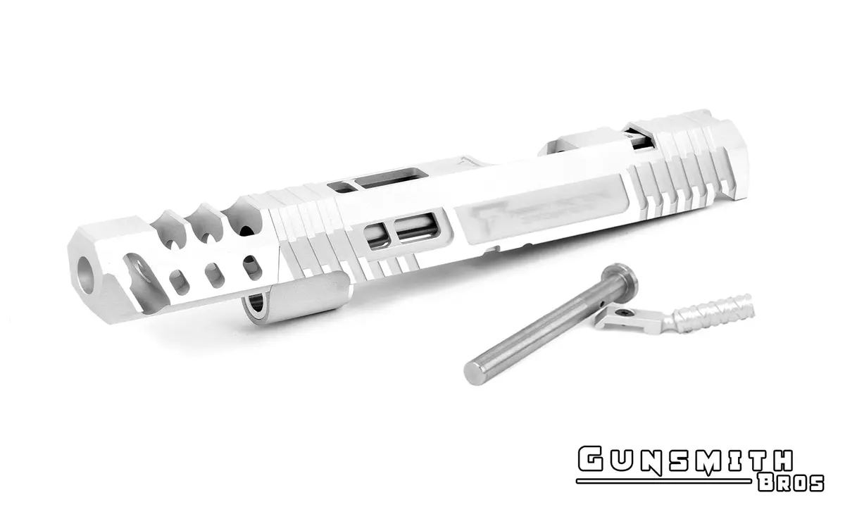 Gunsmith Bros Tti Combat Master Open Slide Kit For Hi-Capa - Silver 1