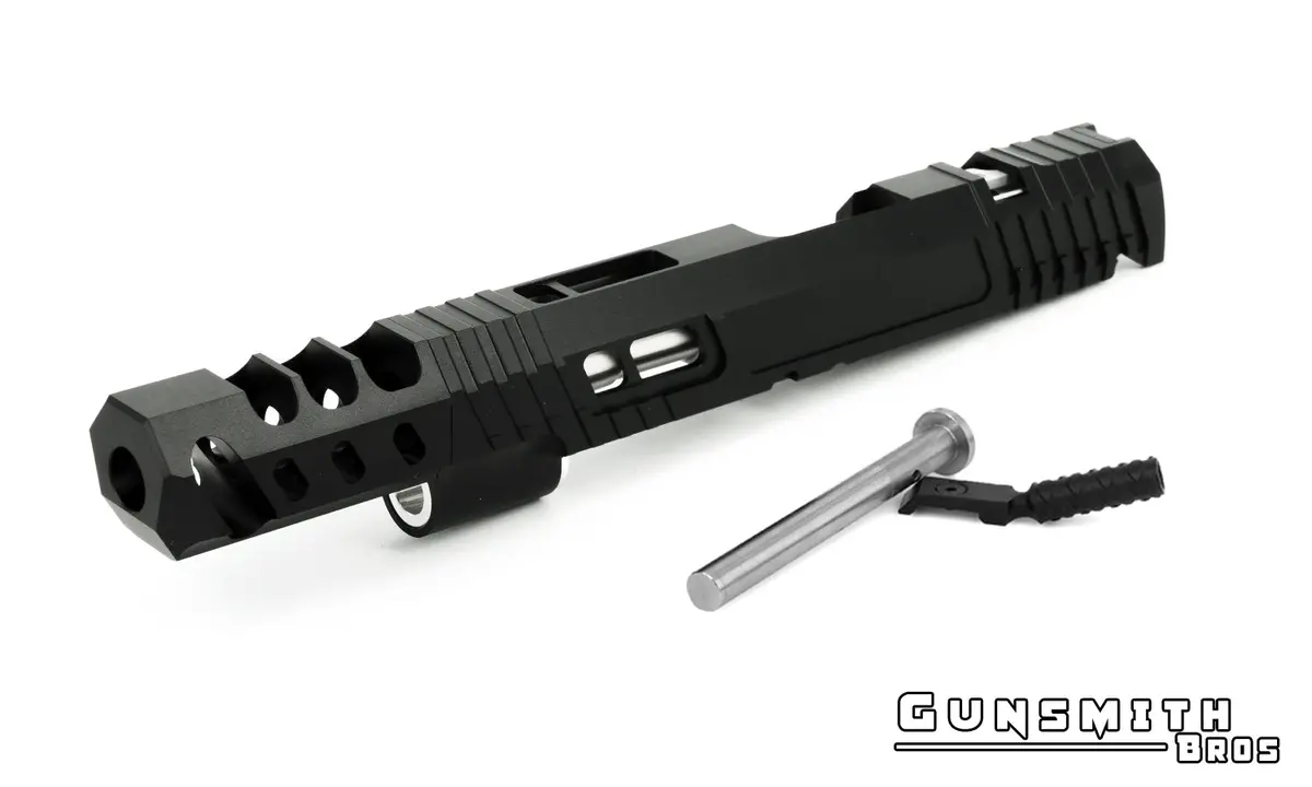 Gunsmith Bros Tt Sand V Open Slide Kit For Hi-Capa - Black #Gb-Sk-Ttsv-Obk 1