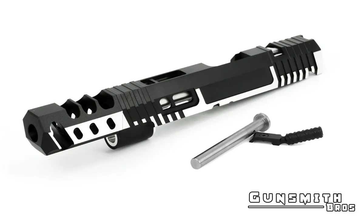 Gunsmith Bros Tt Sand V Open Slide Kit For Hi-Capa - 2-Tones #Gb-Sk-Ttsv-Obktt 1
