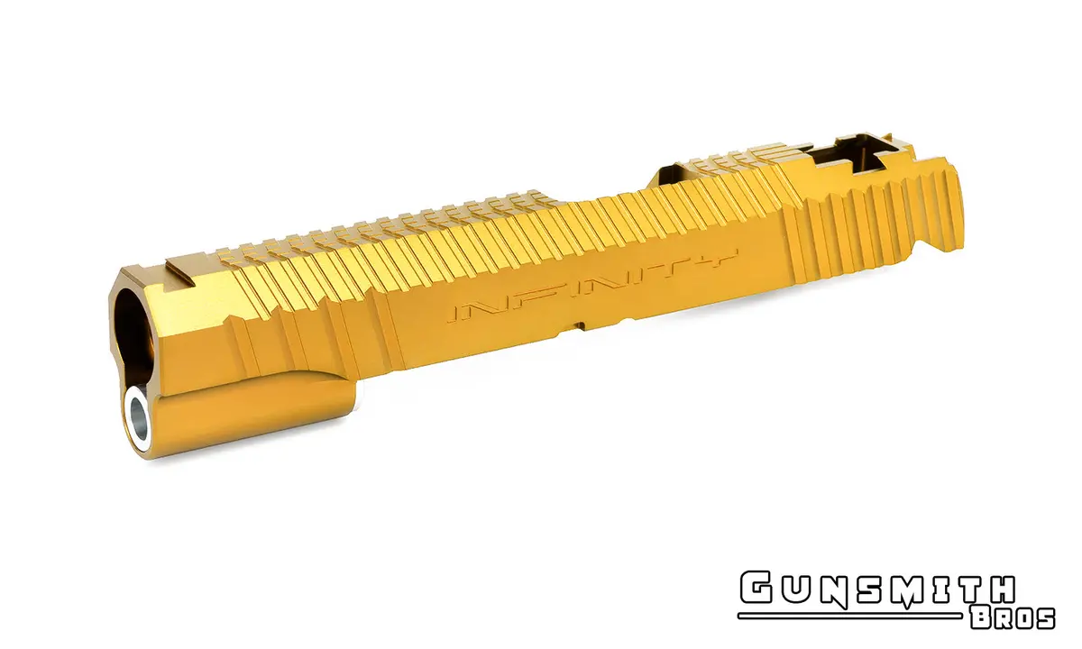Gunsmith Bros Infinity Retro Slide For Hi-Capa - Gold/Gold  2Tone #Gb-Sl-Ifret 2