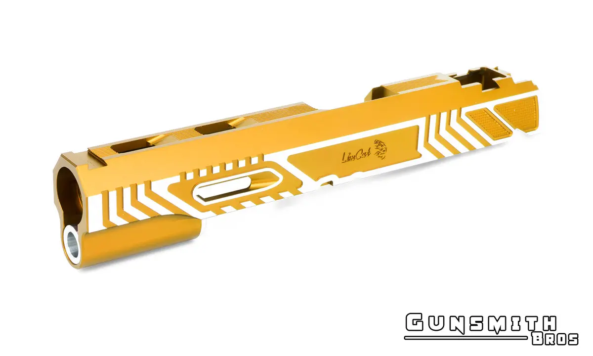 Gunsmith Bros Limcat Wildcat Slide For Hi-Capa #Gb-Sl-Lcwc-Gd2 Gold 2Tone 1