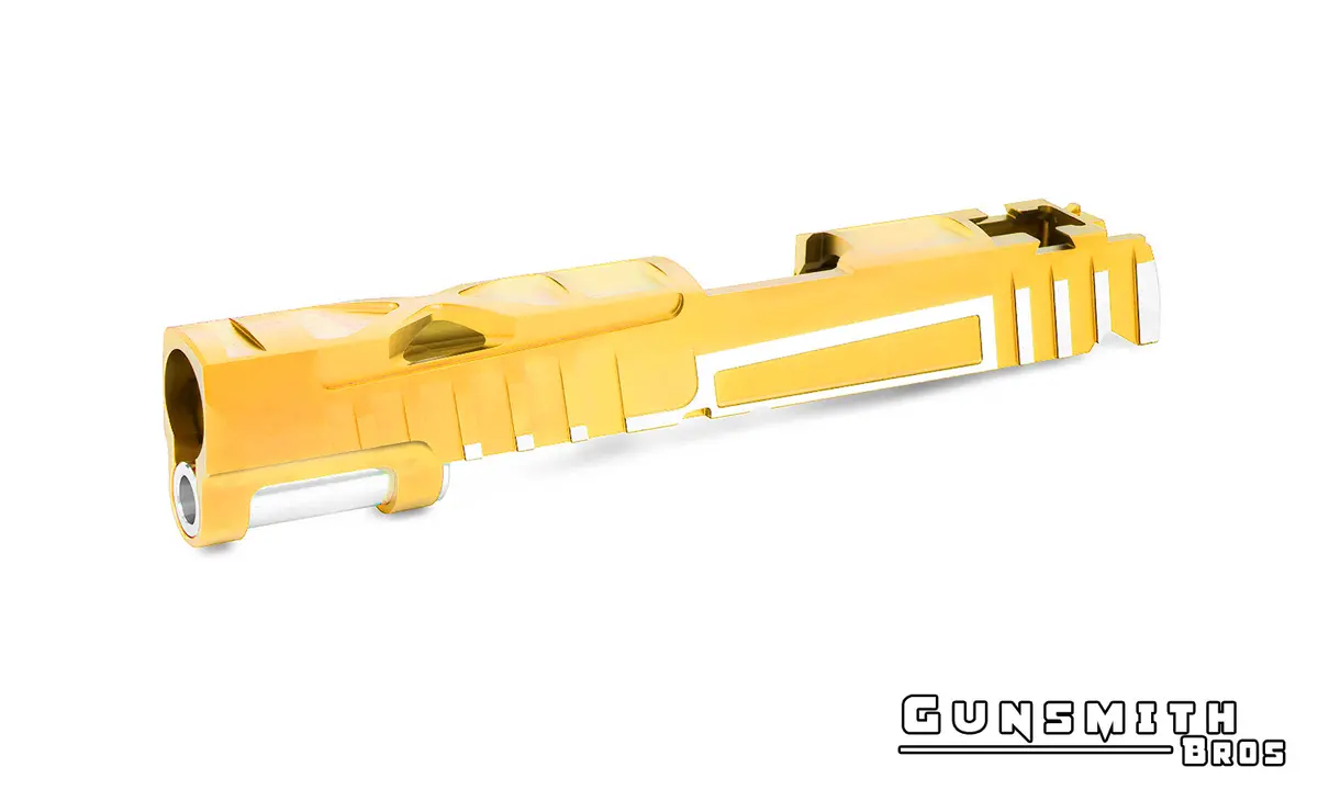 Gunsmith Bros Xcarry Slide For Hi-Capa # Gb-Sl-Xc51-Gdtt Gold 2 Tone 1