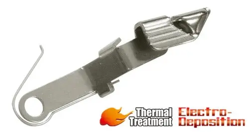 Guarder Extended Slide Stop For Marui G17 Gen4, G19 Gen3/4 - Silver #Glk-155(B)Sv 1