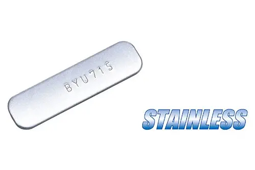 Guarder Stainless Serial Number Tag For Marui G19 (Original Number) #Glk-158(A) 1