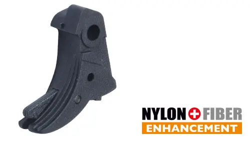 Guarder Ridged Trigger For Marui G19 Gen3/4(Black) #Glk-170(Bk) 1