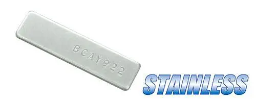 Guarder Stainless Serial Number Tag (Original Number) For Marui G17 Gen4 #Glk-202(A) 1