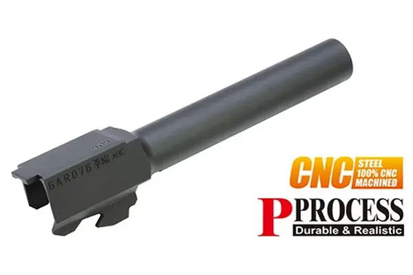 Guarder One Piece Realistic Steel Outer Barrel For Marui G17/G18c (Black) - 2019 Ver. #Glk-22(Bk) 1
