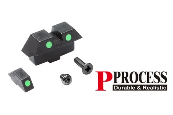 Guarder Steel Night Sight For Marui G17/19 (Green) Glk-41(Green) 1