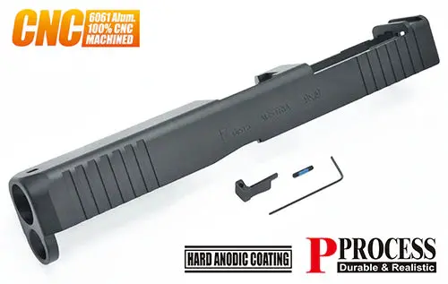 Guarder Aluminum Cnc Slide For Marui G17 Gen5 Mos (Black) #Glk-514 (Bk) 1
