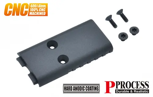 Guarder Aluminum Cnc Cover Plate For Marui G17 Gen5 Mos (Black) #Glk-516(Bk) 1