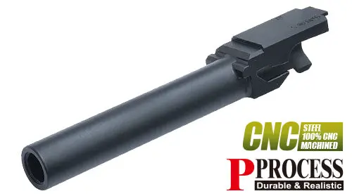 Guarder Steel Cnc Outer Barrel For Marui G17 Gen5 Mos (Black) #Glk-518(Bk) 1