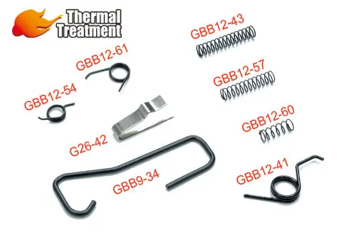 Guarder Enhanced Frame Spring Set For Marui G17 Gen5 Mos #Glk-520 1