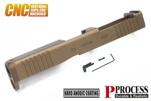 Guarder Cnc Aluminum Slide For Marui G17 Gen5 Mos (G45 Gen5 Mos/Fde) #Glk-543(Fde) 1
