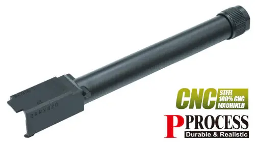 Guarder Steel Cnc Thread Outer Barrel For Marui G17 Gen5 Mos (G34/-14Mm/Black) #Glk-554(Bk) 1