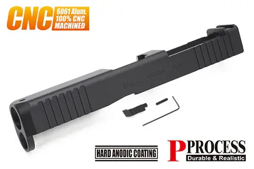 Guarder Cnc Aluminum Slide For Marui G19 Gen5 Mos (Black) #Glk-565(Bk) 1