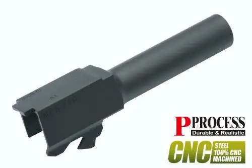 Guarder Steel Outer Barrel For Marui G26 (Black) #Glk-89(Bk) 1