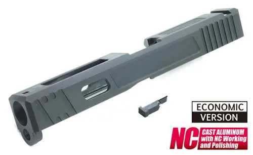 Guarder S-Type Custom Aluminum Slide For Tm Tokyo Marui G17 Gbb Series - Black #Glk-117(Bk) 1