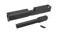 Guns Modify Cnc Slide W/ Steel Barrel Set For Tm Tokyo Marui Airsoft G17 Gbb Series (3Rd Version) 1