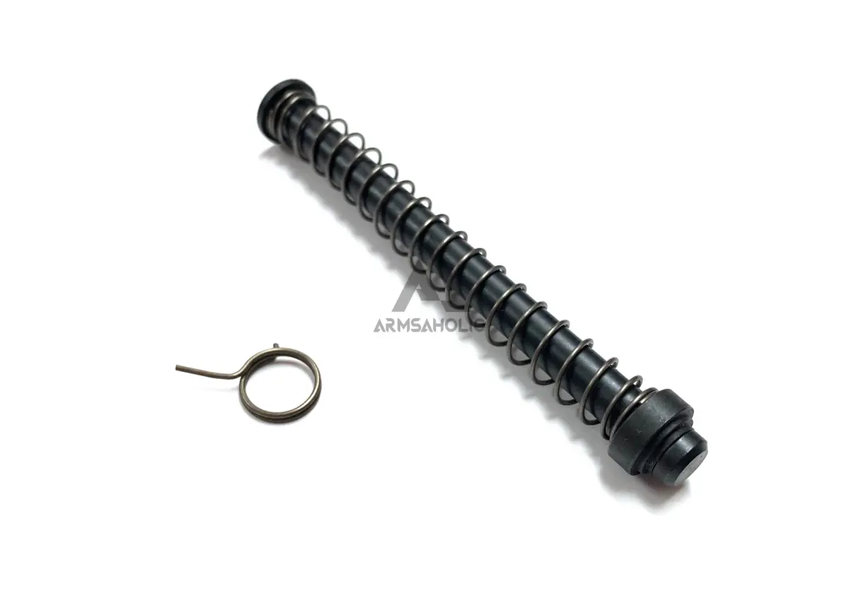 Guns Modify 125% Steel Recoil Spring Guide Rod Set For Tokyo Marui G17/G18c/22/34 Gbb - Black 1