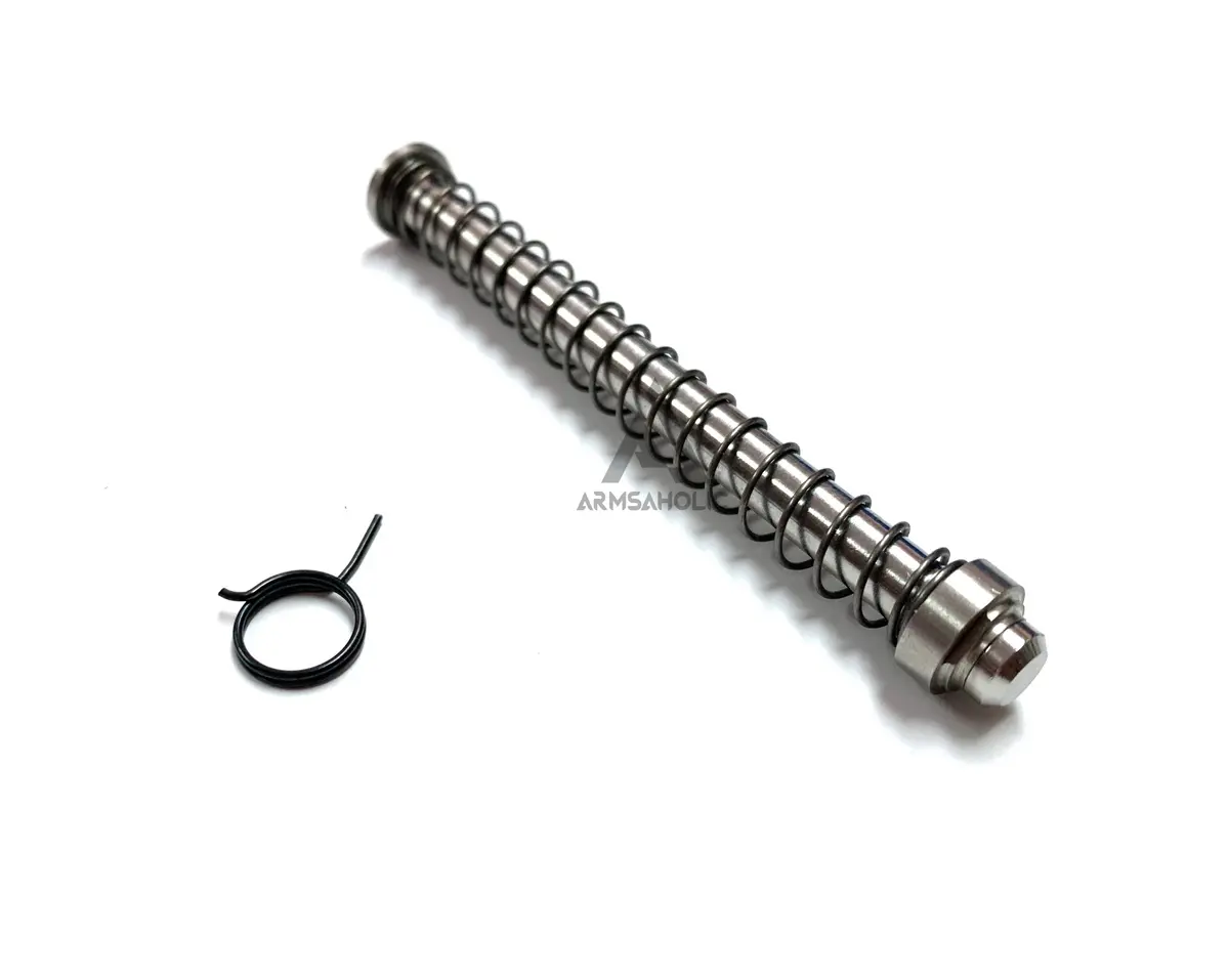 Guns Modify 125% Steel Recoil Spring Guide Rod Set For Tokyo Marui G17 G18 Gbb - Silver 1