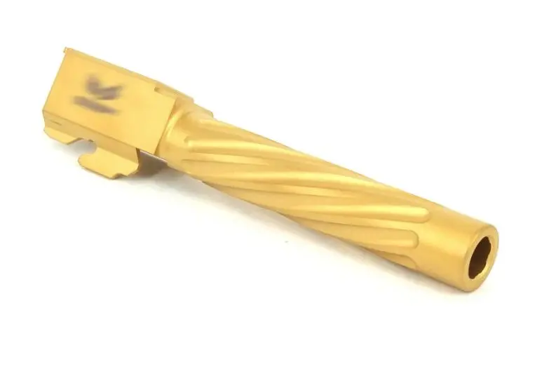 Guns Modify Sf 17 Stainless Fluted Barrel For Tokyo Marui G17 (Gold Nitride) #Gm0344 1