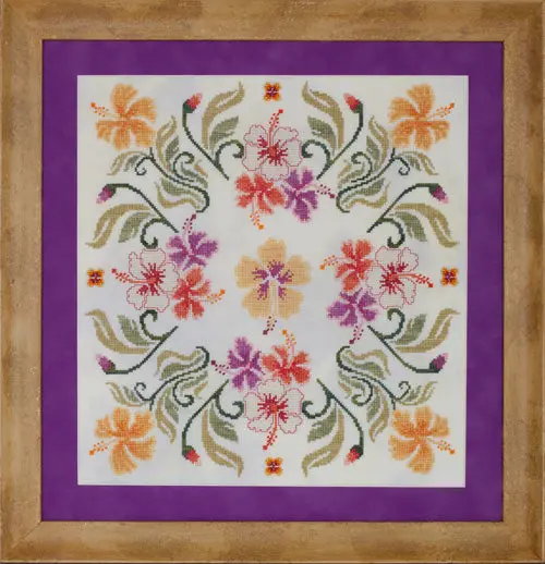 Malvaceae - Hibiscus Mandala 1