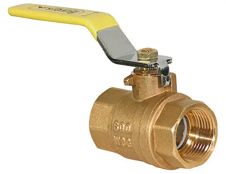 Hbv125 - 1-1/4 Inch Brass Body Ball Valve 1