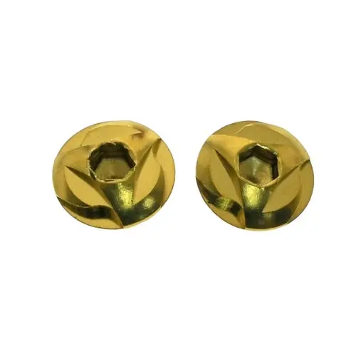 Cowcow Stainless Steel Grip Screw - Gold For Marui Hicapa Gbb #Cct-Tmhc-129 1