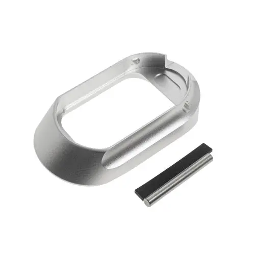 Cowcow High Heel Magwell - Silver For Marui Hicapa Gbb #Cct-Tmhc-136 1