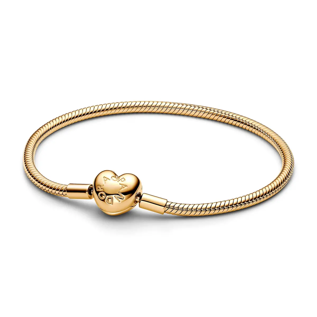 Heart Clasp Snake Chain Bracelet 1