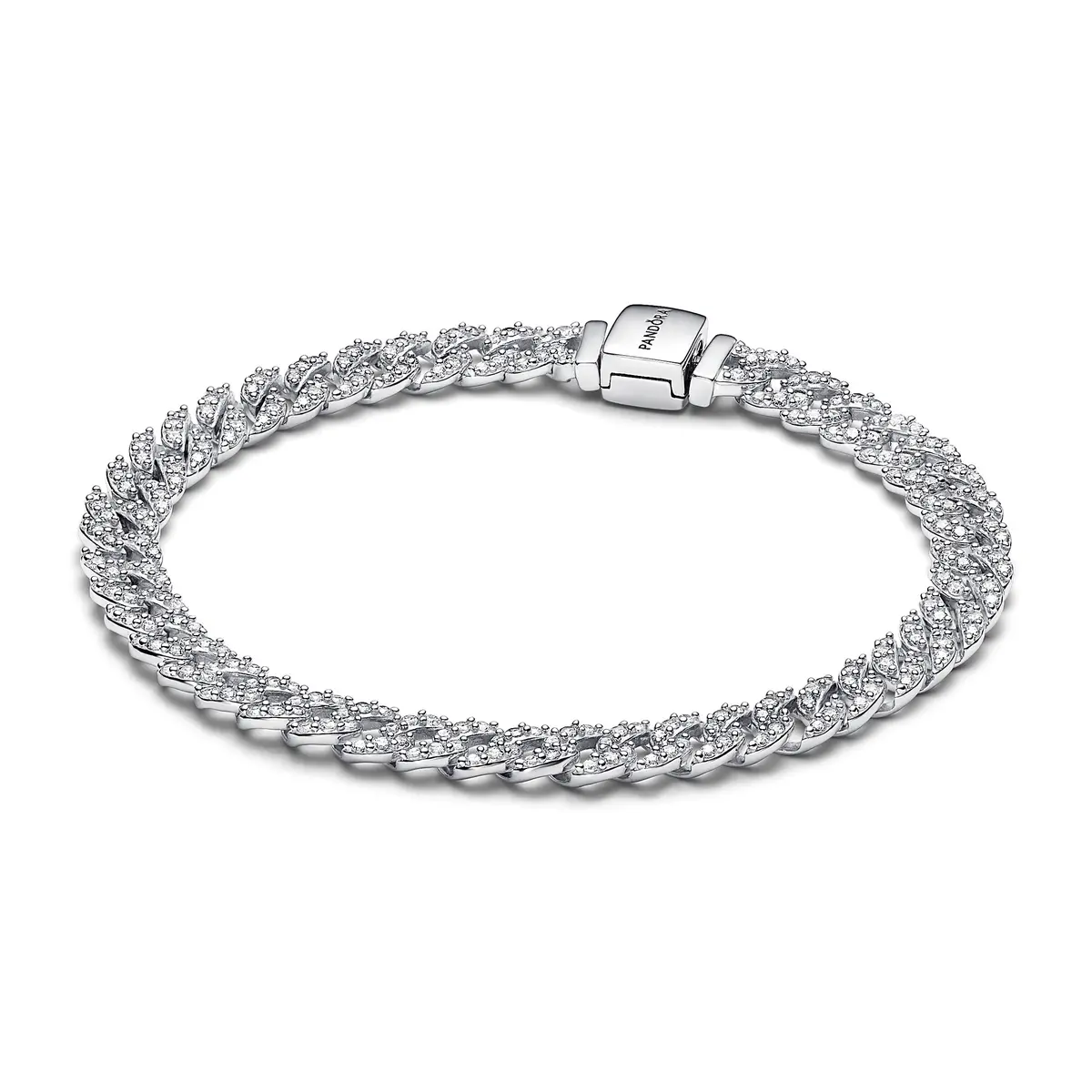 Pandora Timeless Pavé Cuban Chain Bracelet 1