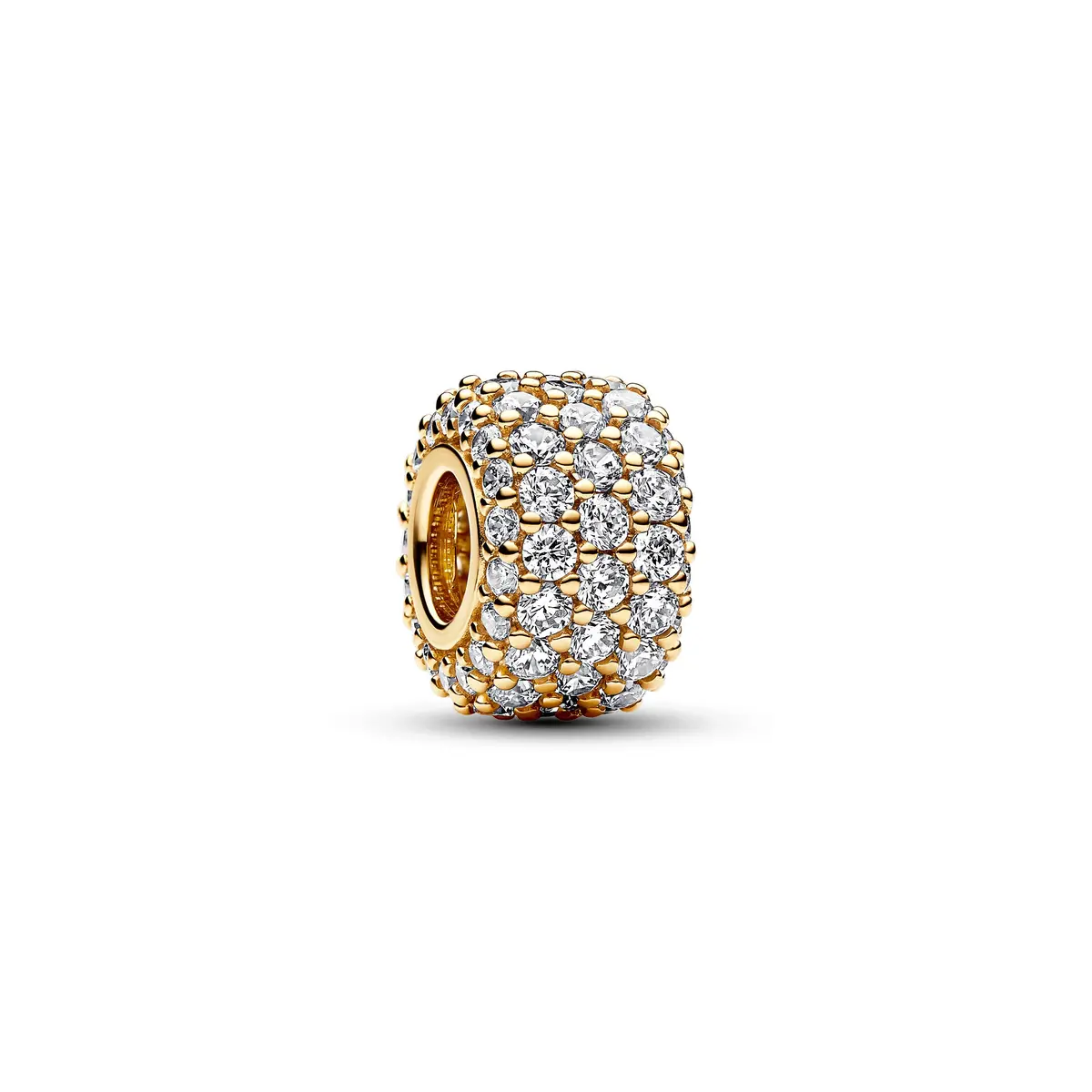 Sparkling Pavé Triple-Row Charm 1