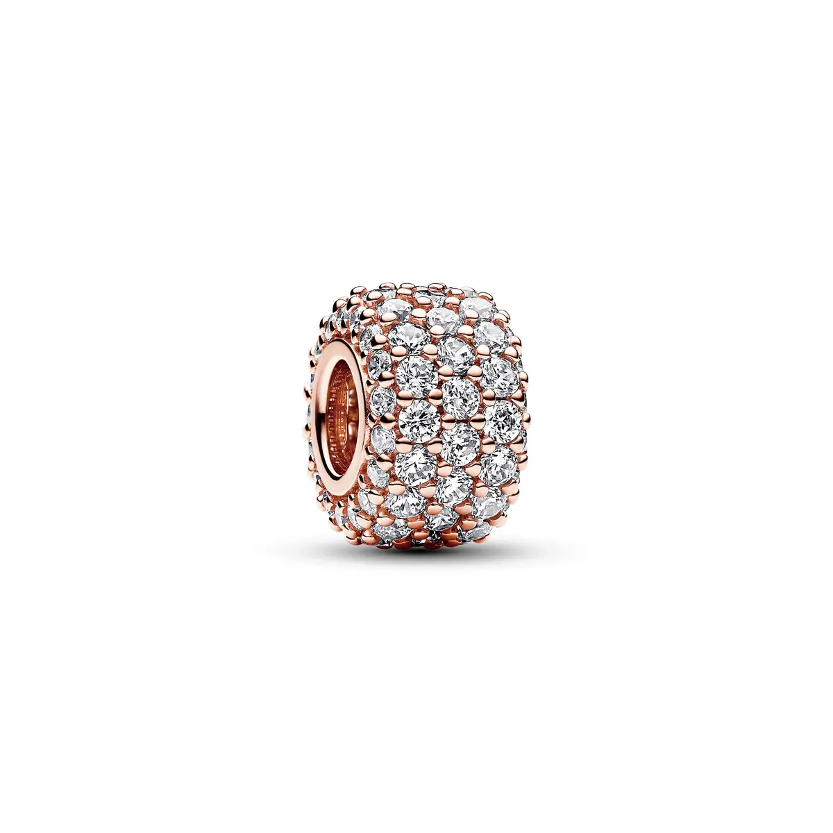 Sparkling Pavé Triple-Row Charm 1