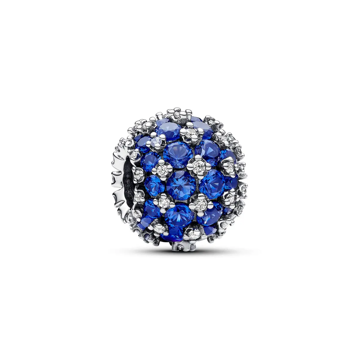 Sparkling Pavé Round Blue Charm 1