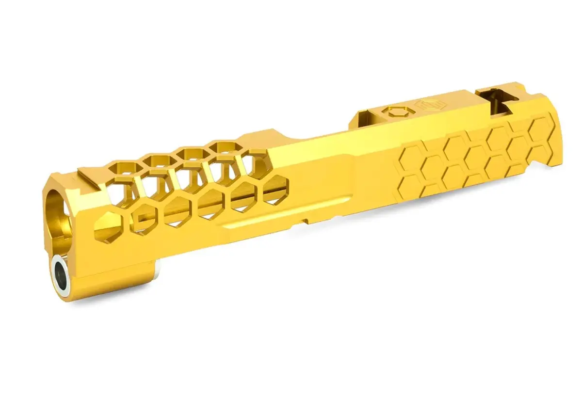 Edge Custom “Hive” Aluminum Slide For Hi-Capa 4.3 -Gold 1