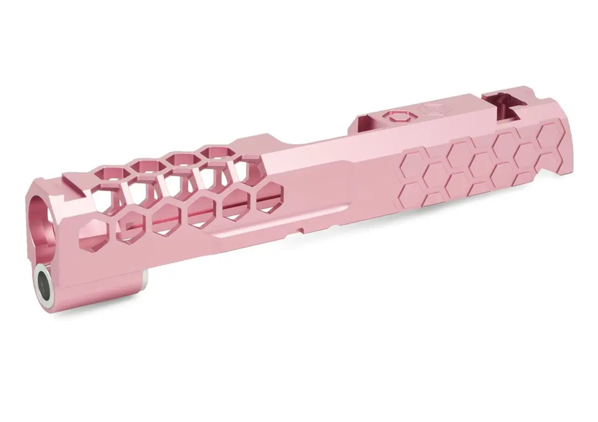 Edge Custom “Hive” Aluminum Slide For Hi-Capa 4.3 - Pink 1