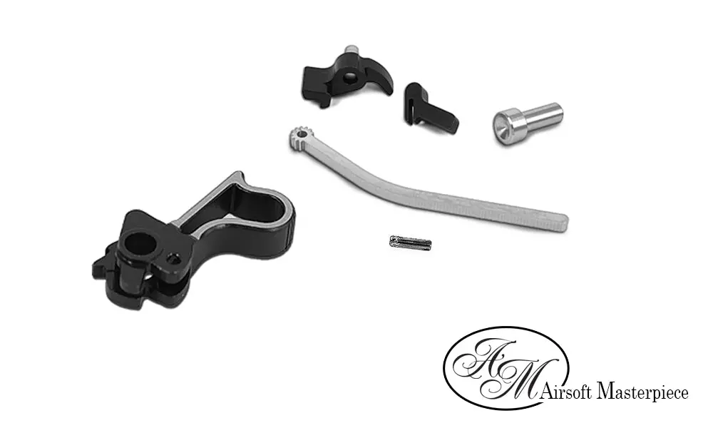 Airsoft Masterpiece Cnc Steel Hammer & Sear Set For Marui Hi-Capa (Infinity Commander Style ) (2-Tones) #Hp-Tmhc-S13tt 1